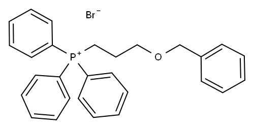 (3-苄氧基丙基)三苯基溴化鏻 结构式