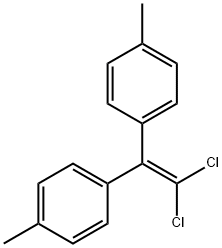 1,1-Dichloro-2,2-bis(4-methylphenyl)ethene 结构式