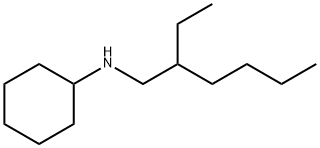 N-(2-Ethylhexyl)cyclohexylamine 结构式