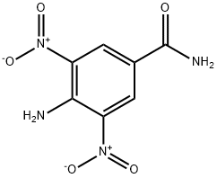 4-氨基-3,5-二硝基苯甲酰胺 结构式