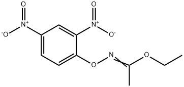 N-(2,4-二硝基苯氧基)乙酰亚氨酸乙酯 结构式