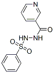 N'-(BENZENESULFONYL)PYRIDINE-3-CARBOHYDRAZIDE 结构式