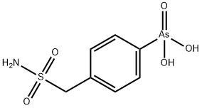 [4-(sulfamoylmethyl)phenyl]arsonic acid 结构式