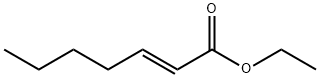 2-Heptenoic acid, ethyl ester, (2E)- 结构式