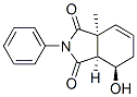 (3aS)-3a,6,7,7aα-Tetrahydro-7β-hydroxy-3aα-methyl-2-phenyl-1H-isoindole-1,3(2H)-dione 结构式