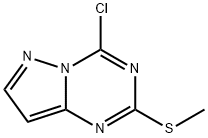 4-氯-2-(甲硫基)吡唑并[1,5-A][1,3,5]三嗪 结构式