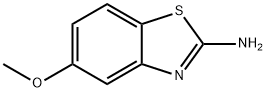 2-氨基-5-甲氧基苯并噻唑 结构式