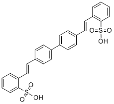 1,4-2-(苯并恶唑基-2-苯乙烯基)萘 结构式