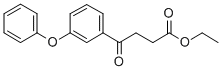 ETHYL 4-OXO-4-(3-PHENOXYPHENYL)BUTYRATE 结构式