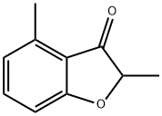 3(2H)-Benzofuranone,  2,4-dimethyl- 结构式