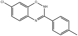 7-Chloro-3-(4-methylphenyl)-2H-1,2,4-benzoxadiazine 结构式