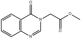 2-(4-氧代-3,4-二氢喹唑啉-3-基)乙酸甲酯 结构式