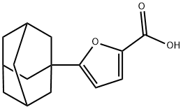 5-(1-金刚烷基)-糠酸 结构式