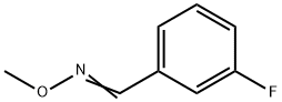 Benzaldehyde, 3-fluoro-, O-methyloxime (9CI) 结构式