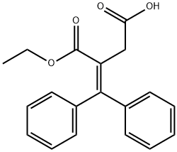 3-(乙氧基羰基)-4,4-二苯基丁-3-烯酸 结构式