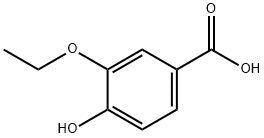 3-ethoxy-4-hydroxybenzoic acid 结构式