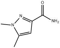 1,5-二甲基-1H-吡唑-3-甲酰胺 结构式