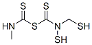 N-methyl-1-(methylthiocarbamoylsulfanyldisulfanyl)methanethioamide 结构式