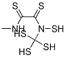 N-methyl-1-(methylthiocarbamoyldisulfanyldisulfanyl)methanethioamide 结构式