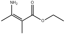 (Z)-3-氨基-2-甲基丁-2-烯酸乙酯 结构式