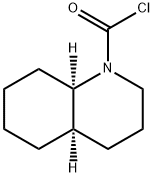 1(2H)-Quinolinecarbonyl chloride, octahydro-, cis- (9CI) 结构式