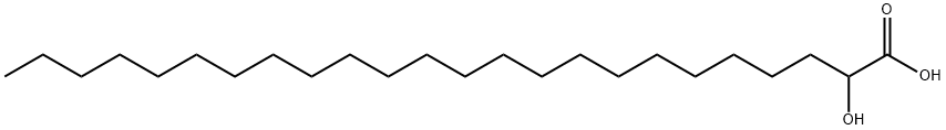 2-羟基二十四烷酸 结构式