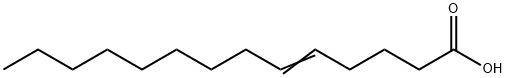 (E)-tetradec-5-enoic acid 结构式