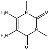 5,6-二氨基-1,3-二甲基脲嘧啶 结构式