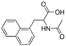 2-acetamido-3-naphthalen-1-yl-propanoic acid 结构式