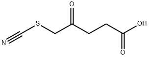 4-oxo-5-thiocyanato-pentanoic acid 结构式