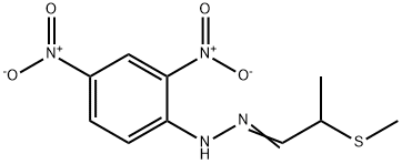 N-(2-methylsulfanylpropylideneamino)-2,4-dinitro-aniline 结构式