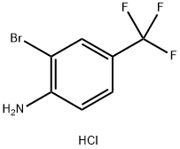 2-溴-4-(三氟甲基)苯胺 结构式