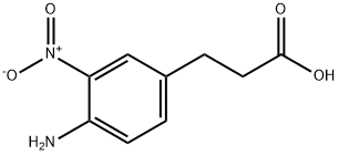 3-硝基-4-氨基苯丙酸 结构式