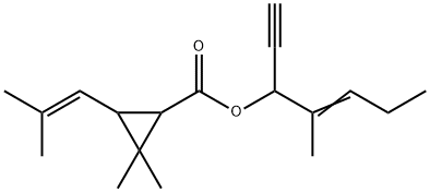右旋烯炔菊酯 结构式