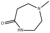1-甲基-1,4-二氮杂环庚烷-5-酮 结构式
