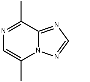 2,5,8-三甲基-[1,2,4]三唑并[1,5-A]吡嗪 结构式