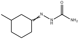 3-Methylcyclohexanone semicarbazone 结构式