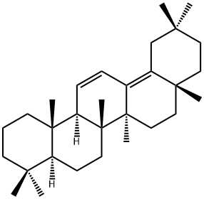 Oleana-11,13(18)-diene 结构式