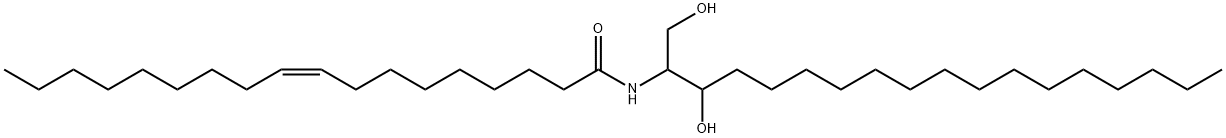 (Z)-N-(1,3-dihydroxyoctadecan-2-yl)octadec-9-enamide 结构式