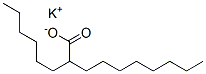 potassium 2-hexyldecanoate 结构式