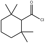 Cyclohexanecarbonyl chloride, 2,2,6,6-tetramethyl- (9CI) 结构式