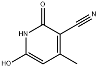 2,6-二羟基-3-氰基-4-甲基吡啶 结构式