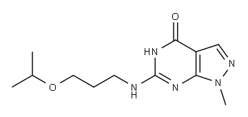 9-methyl-3-(3-propan-2-yloxypropylamino)-2,4,8,9-tetrazabicyclo[4.3.0] nona-1,3,6-trien-5-one 结构式