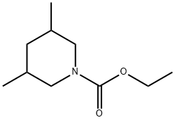 1-Piperidinecarboxylicacid,3,5-dimethyl-,ethylester(9CI) 结构式