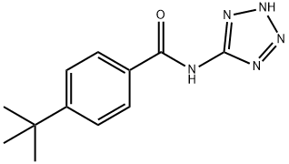 Benzamide, 4-(1,1-dimethylethyl)-N-1H-tetrazol-5-yl- (9CI) 结构式