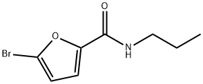 5-溴-N-丙基呋喃-2-甲酰胺 结构式