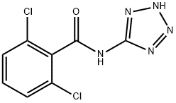 Benzamide, 2,6-dichloro-N-1H-tetrazol-5-yl- (9CI) 结构式