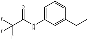Acetamide, N-(3-ethylphenyl)-2,2,2-trifluoro- (9CI) 结构式