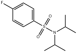 N,N-DIISOPROPYL 4-FLUOROBENZENESULFONAMIDE 结构式