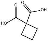 1,1-环丁基二甲酸 结构式